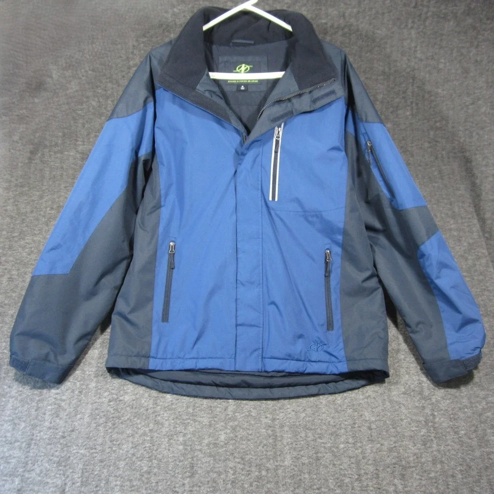 NordicTrack Winter Jacket Mens M Blue‎ Windbreaker Insulated Zip Ski Snow Hiking